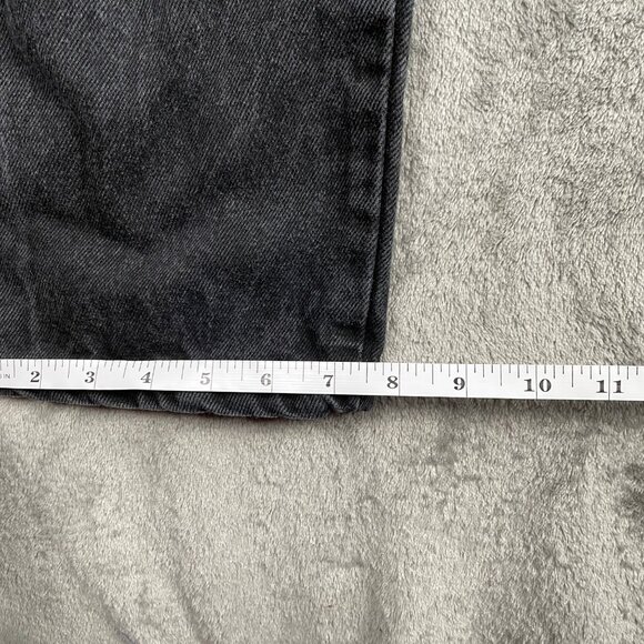 Rustler Black Faded Jeans Men’s 33x32 Straight Leg Vintage Workwear Denim Grunge - Picture 7 of 9